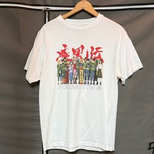 Primitive White Anime Graphic Tee